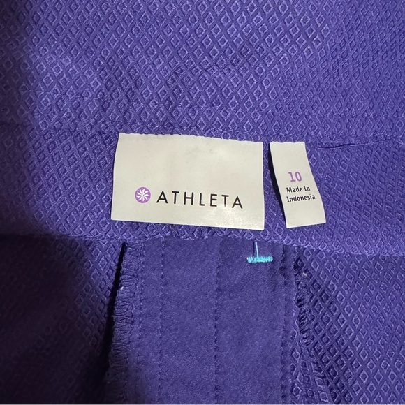 Women’s Athleta Athletic shorts board shorts, purple and teal, Size 10 - Picture 4 of 5